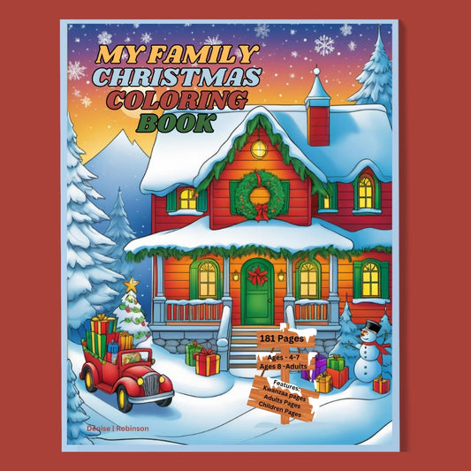 My Family Christmas Coloring Book