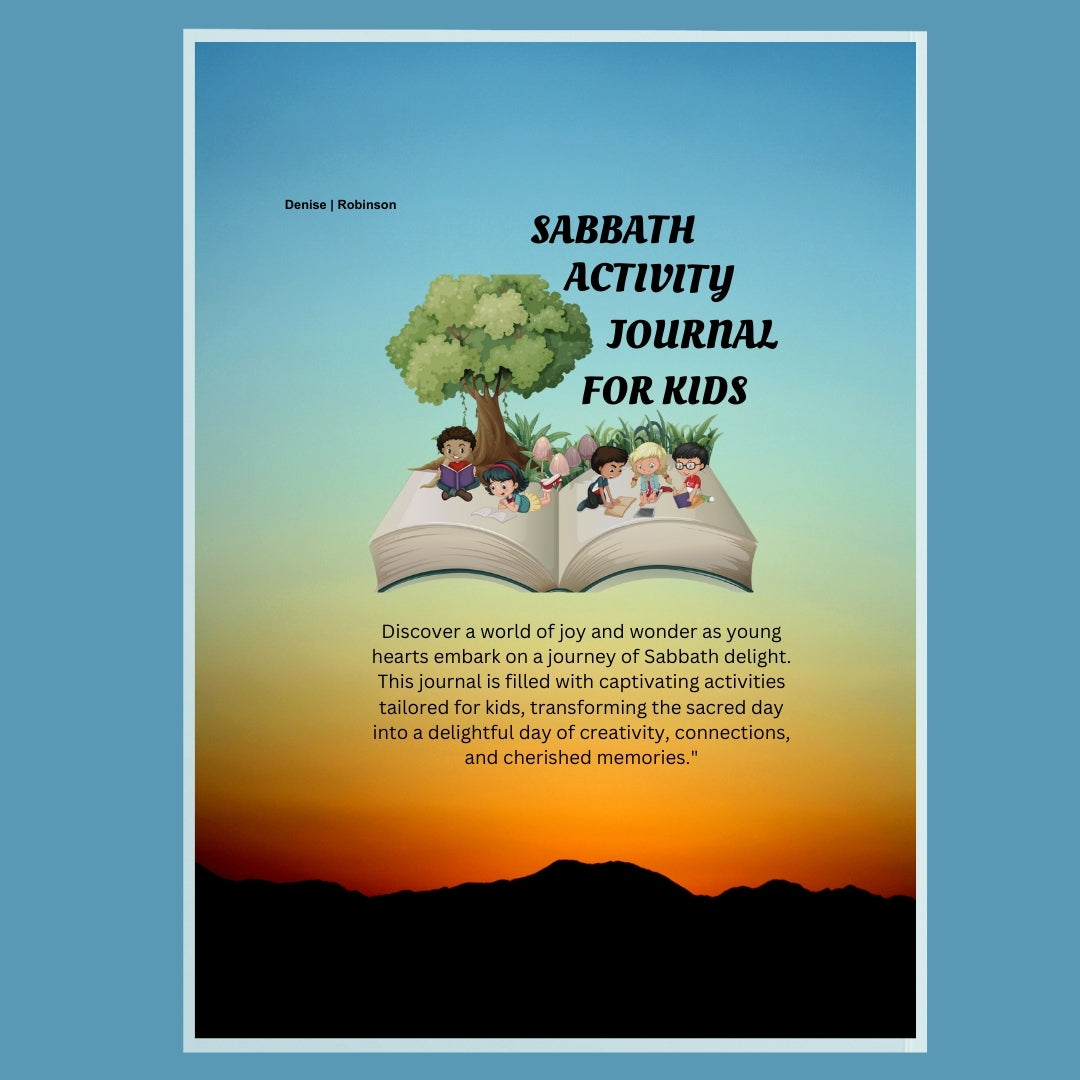 Sabbath Activity Journal for Kids