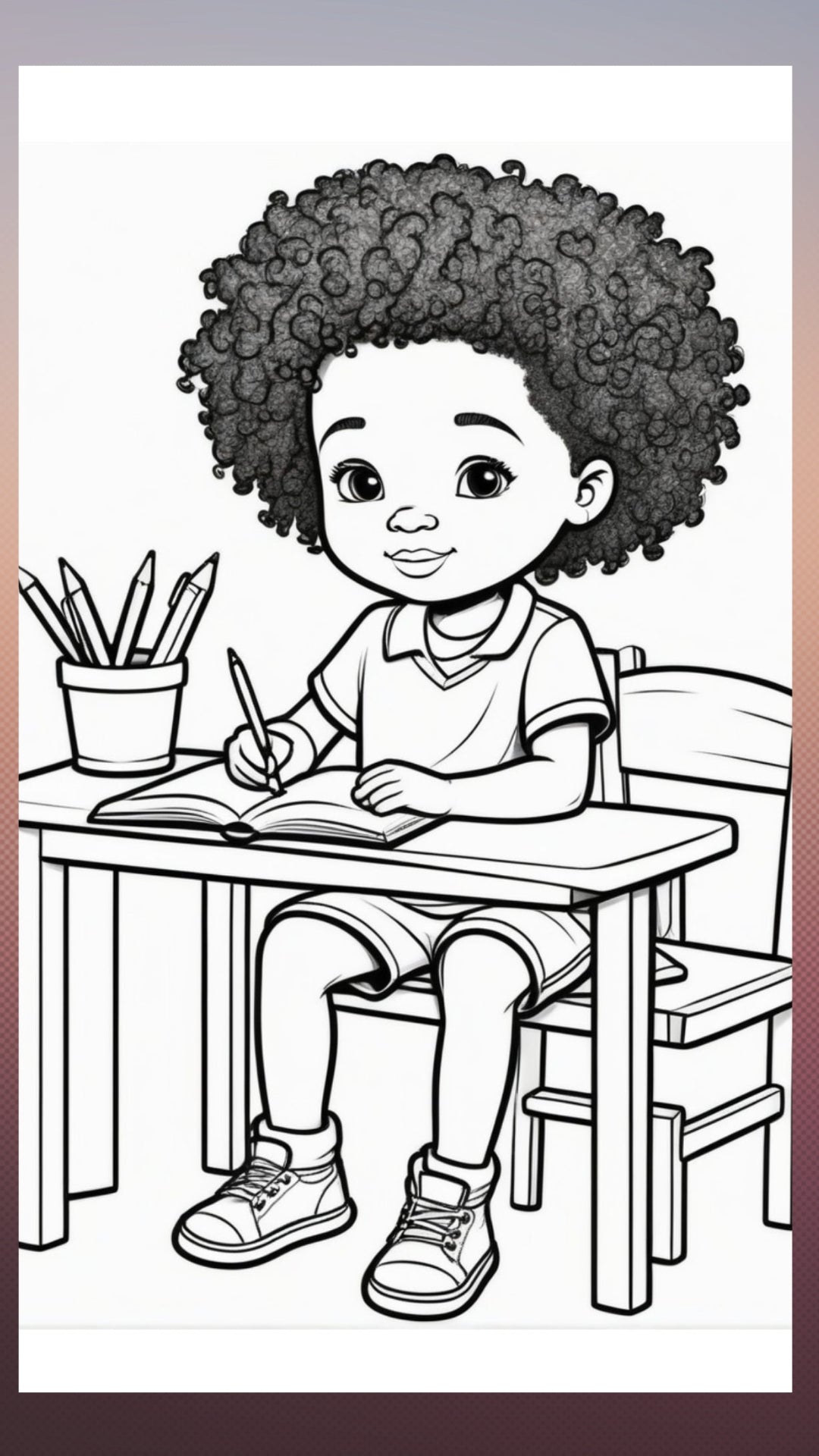 Just Like Me Kids Coloring Book