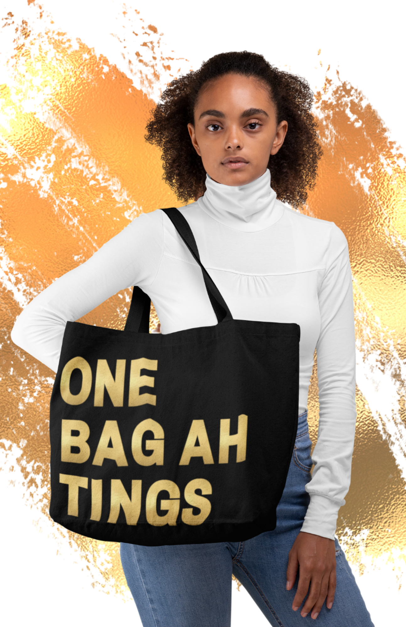 One Bag AH Tings Collections - Canvas Tote Bag