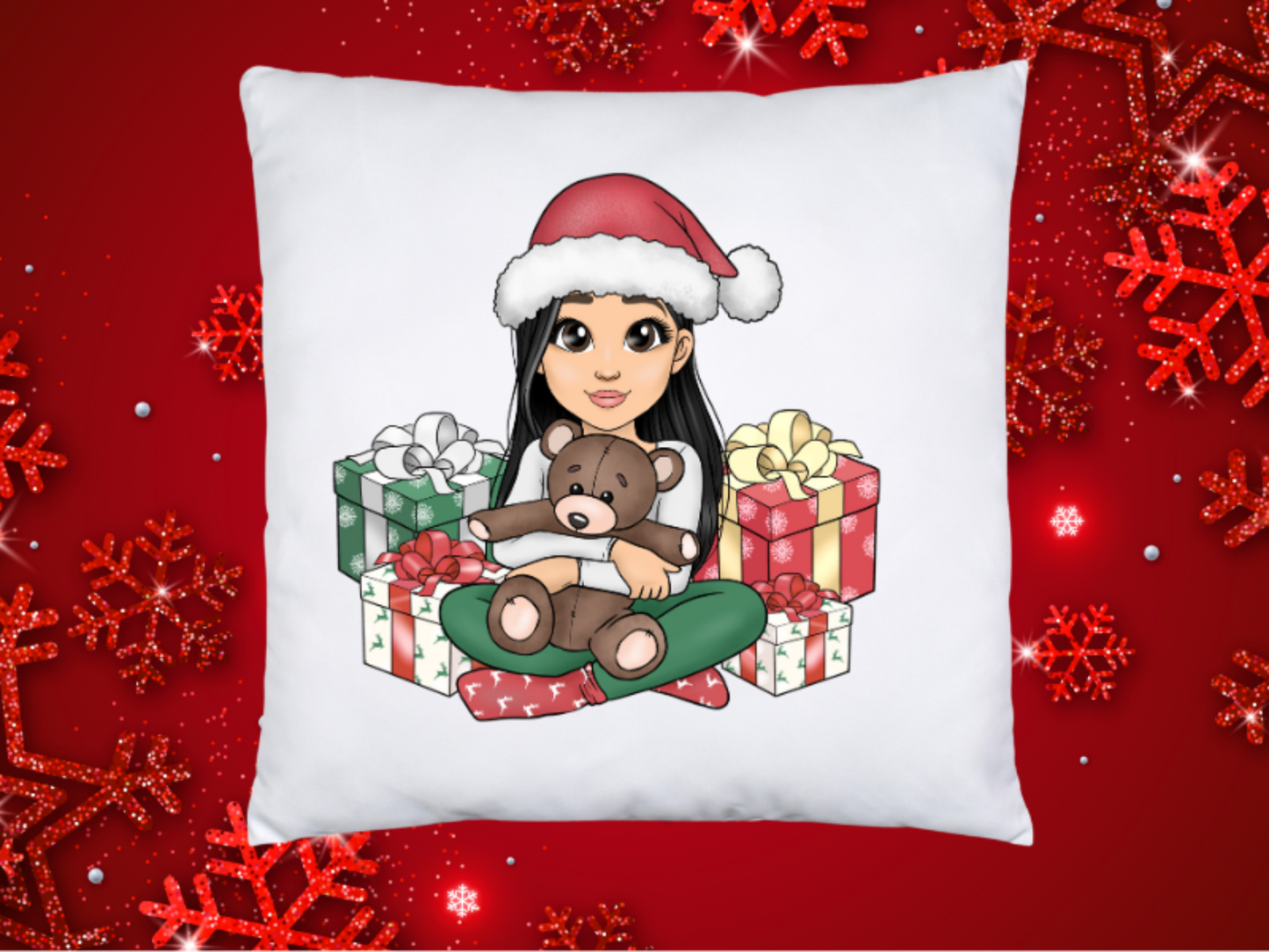 Holdiay Throw Pillow Covers.