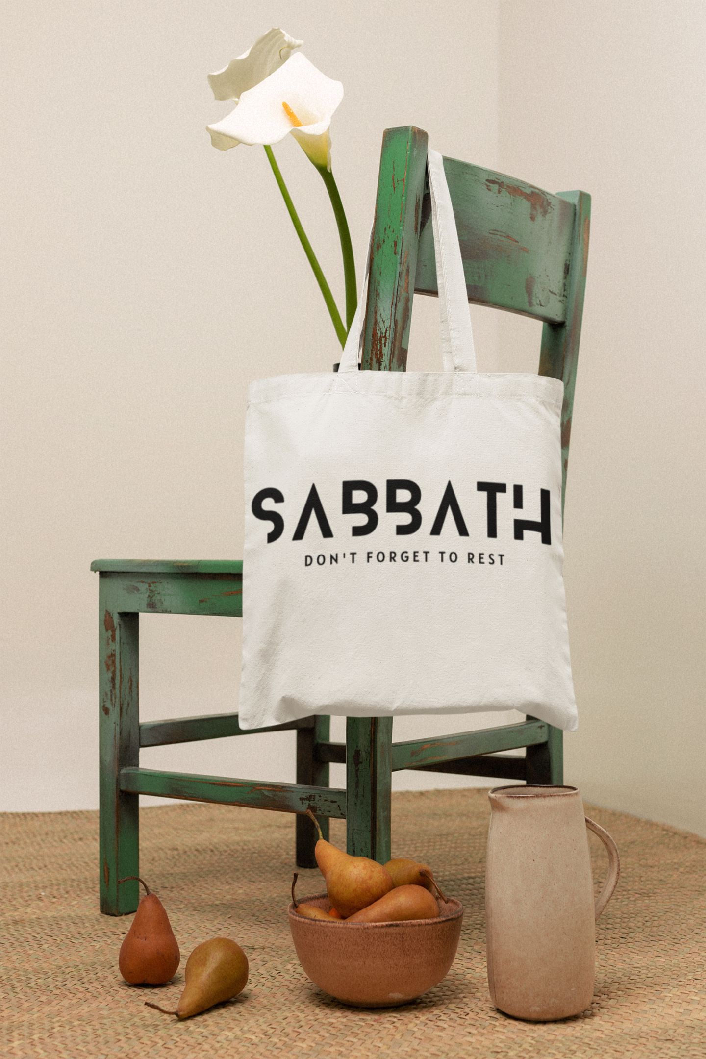 Sabbath Collection Canvas Tote Bags